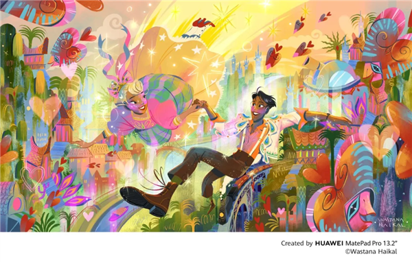 九游娱乐文化：华为天生会画数字创作大赛开赛：让每个天生会画的人都有尽情创作的机会(图4)