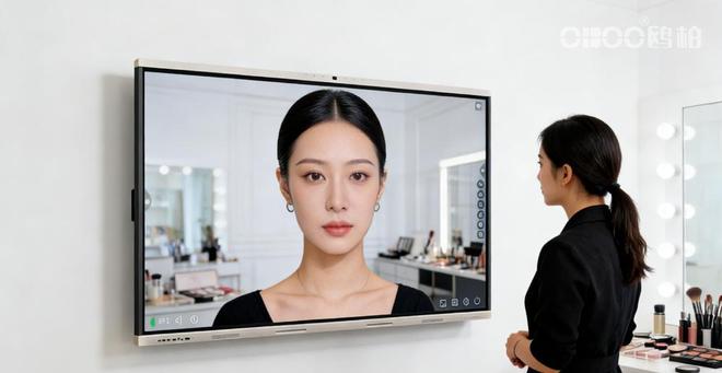OBOO鸥柏丨55英寸统信UOS会议触摸屏触控会议室互动宣传一体机(图4)